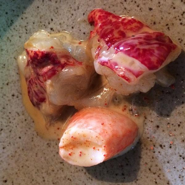 Plato superlativo: bogavante de Audreselles. In de Wulf