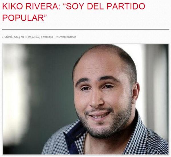 EsppeonzAguirre's tweet photo. ¡Qué miedo!
¡JA JA JA!
El PP cuenta con Kiko Rivera http://t.co/QVEBfBVW7i
