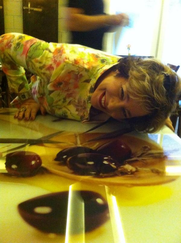 spirbri's tweet image. Party-en en eten :)))