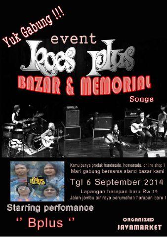 market_java's tweet image. 6 hari lagi menuju meriahnya acara memorial koesplus dengan 28 stand ragam kuliner ,fashion ,makeup ,travel dll !!