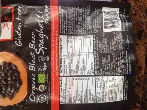 angies66502's tweet image. received yummy black bean spaghetti in #consciousbox this month. whopping 25g protein/serv. let me just say delish!