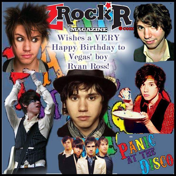  wishes Vegas Boy Ryan Ross a very Happy Birthday! 