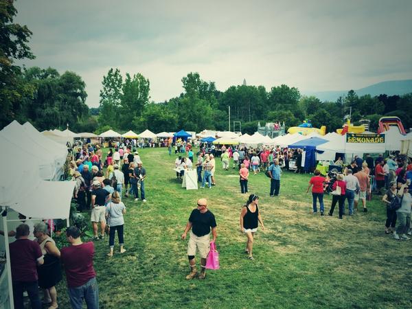 GarlicFestVT's tweet image. Another great day at GarlicFest 2014!