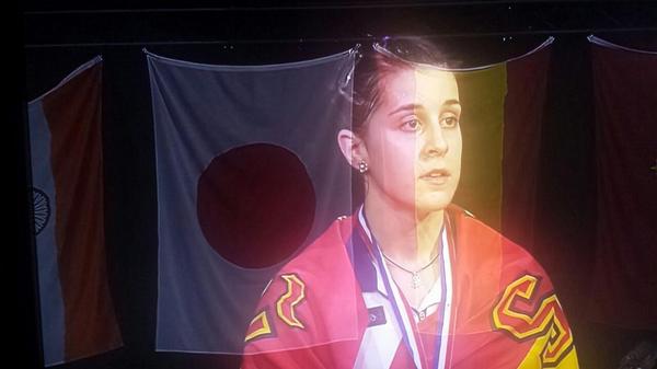 jujeberde's tweet photo. Enhorabuena Caro Marin. CAMPEONA DEL MUNDO.VAYA TELA!!! #Berrocal http://t.co/5pRRILbTao