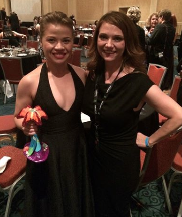 ButtercupFilm's tweet image. Great night @ActionOnFilm w/ Chrissy Harding @MalindiFickle Alan Bailey Award for Excellence in Film #WomenInFilm