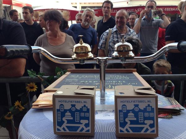 cycle_fun's tweet photo. We brought our CycleFriends @HotelFietsBel to Eurobike! #CycleFun http://t.co/igjiX4MrVP