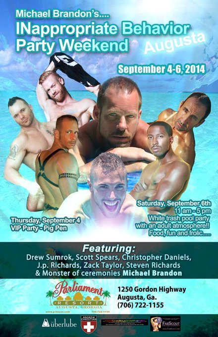 My first stop is Augusta, GA 4 @Michael_Brandon & his INappropriate Behavior Party Wknd http://t.co/