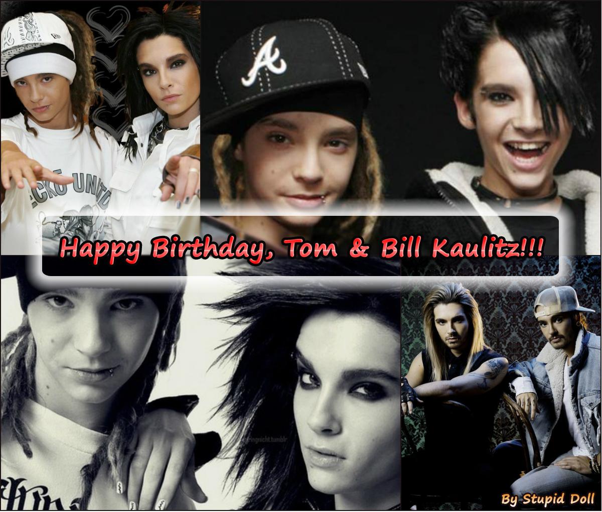 Happy Birthday Bill and Tom Kaulitz  of !!!  