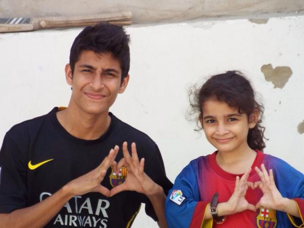 bilalrazafcb's tweet photo. With my angelic sis :* Go Barca Go <3 
#ViscaBarca #CuleForLife #FCBarcelona http://t.co/KGK6Gs6ELL