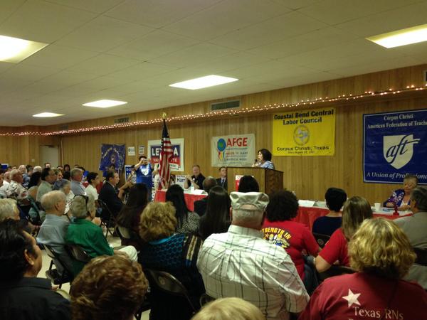 leticiavdp's tweet photo. Full house at the Coastal Bend Labor Council's #LaborDay Brunch. Happy Sunday! http://t.co/Yci68x8R9s