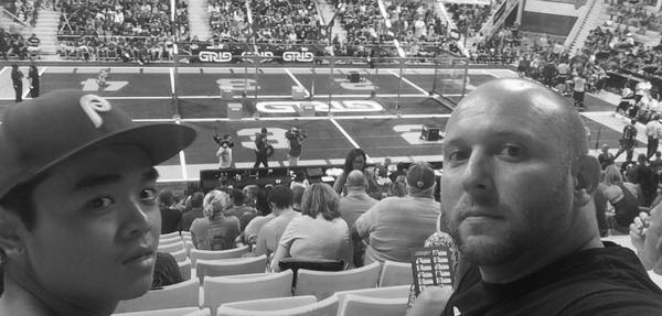 GoodFortune39's tweet image. At our first LA Reign Game #GridPHXLA #thegridleague
