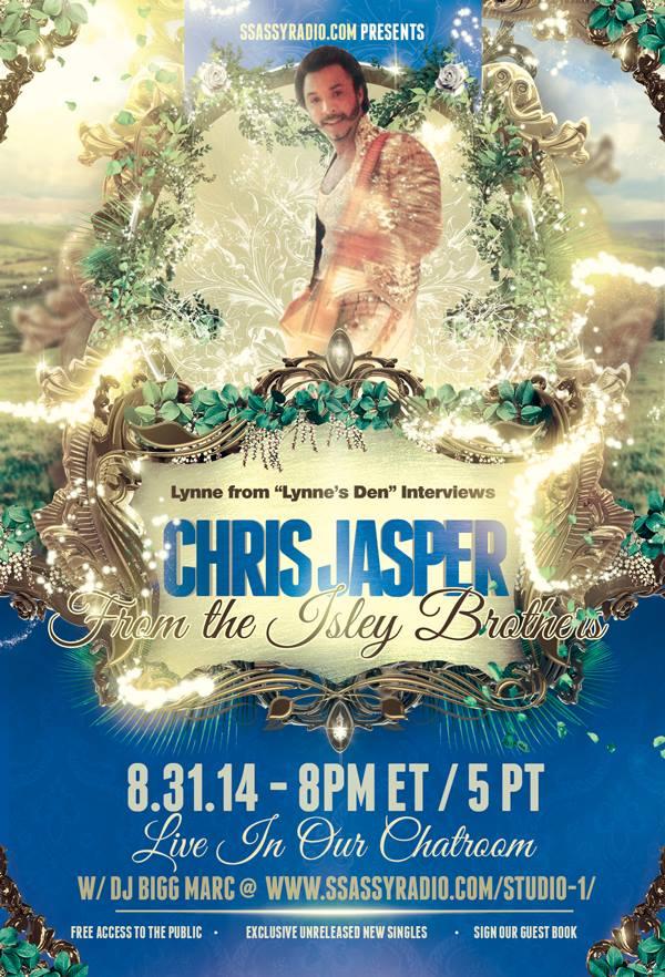 VANTASIAMEDIA's tweet photo. TONIGHT at 8pm join us as we welcome Mr. Chris Jasper from the Isley Brothers @ http://t.co/08NaNQRhQO http://t.co/RdLEOoyUu7
