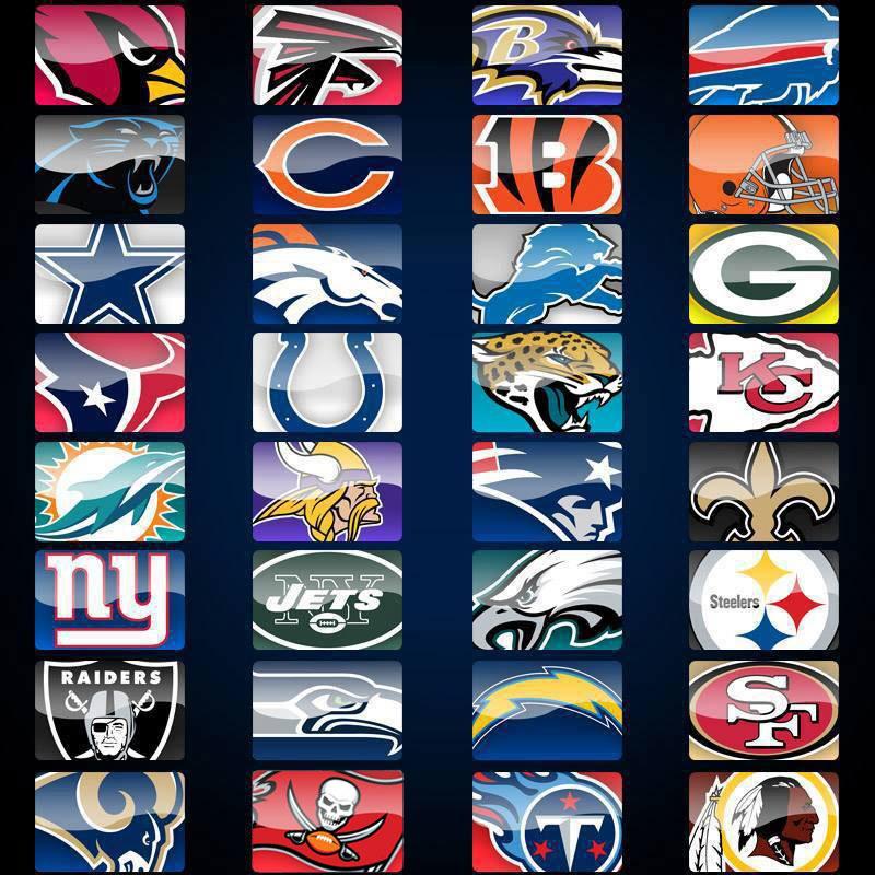 I made a sprite sheet of all 32 NFL Teams, Feedback and corrections are  welcome. (Cross-Post r/nfl) : r/PixelArt