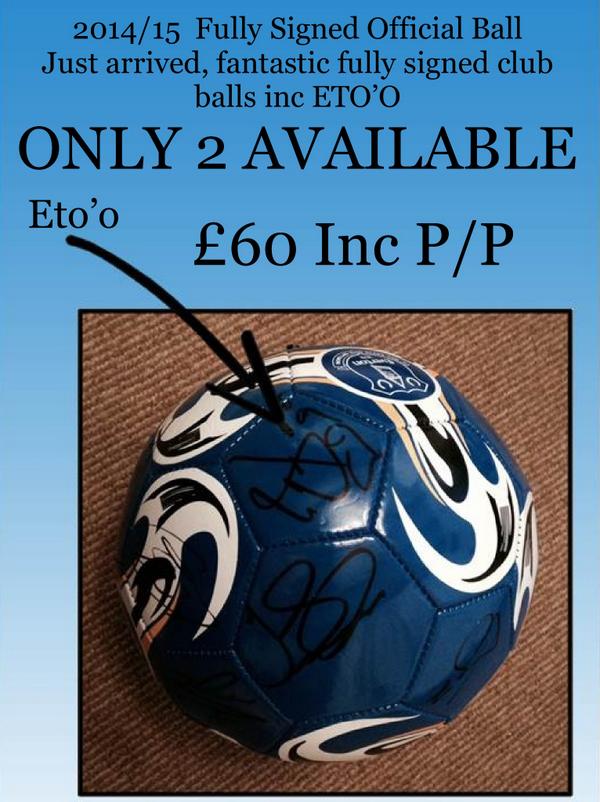 efcmemorabilia's tweet photo. Fully signed 14/15 #Official #EFC ball inc ETO'O - only 2 available @ £60 inc p/p DM 4 details #bluekipper #toffeeweb http://t.co/0LUxHuag9V