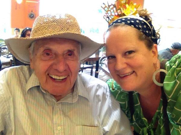NSMArborLodge's tweet photo. Celebrating 9 years @NSMArborLodge @newseasons listening to @AndreStJames with Jack, the "Mayor" of Arbor Lodge! http://t.co/g1sI3b05T5