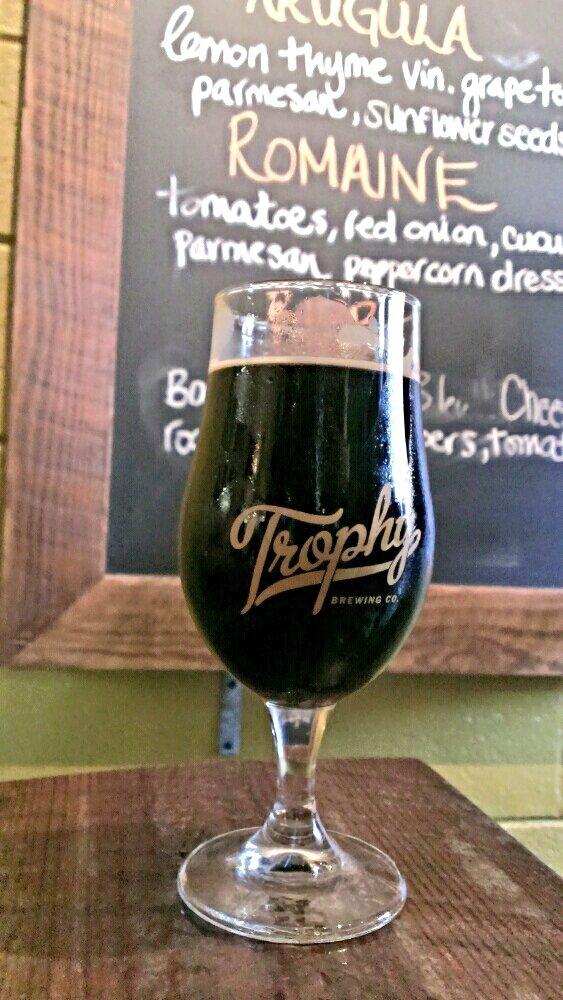 Whiskey aged stout <a href="/Trophybrewing/">Trophy Brewing Co</a>  is delicious.