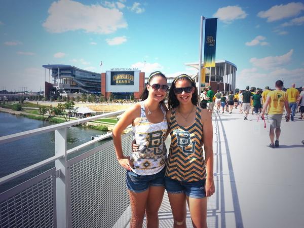 AmandaT_BU's tweet photo. First game at McLane stadium! Let's go Baylor! #sicem http://t.co/eZrK6xem27
