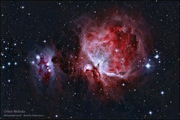 obsbosscha's tweet photo. Nebula Orion (M 42). Nebula paling terang sampai bisa dilihat mata telanjang. Saat ini terbit sktr tengah malam. http://t.co/uZaZC2D9G7