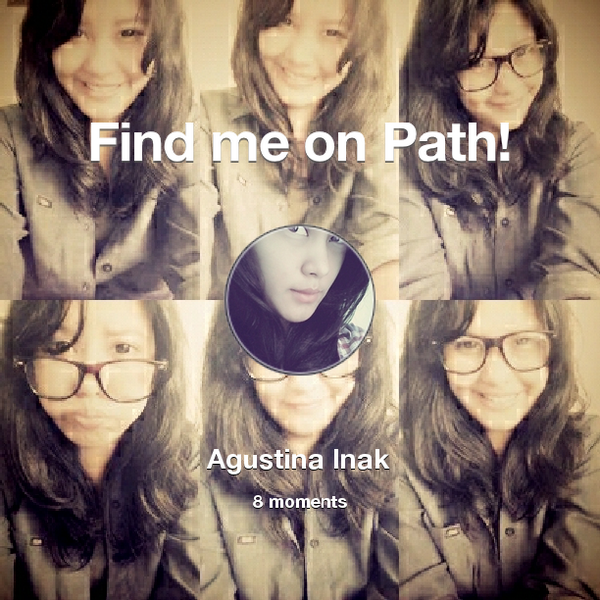 Agustina_Inak's tweet photo. Find me on #Path now! Go to: http://t.co/RXx8b3YpPL! #thepersonalnetwork http://t.co/0sGD91bMSv