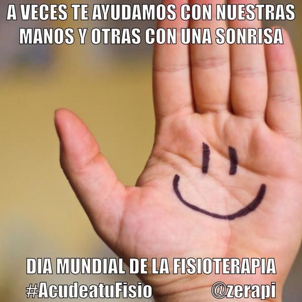 zerapi's tweet photo. FELIZ DÍA MUNDIAL DE LA FISIOTERAPIA

Este enlace te va a gustar

http://t.co/TiOVsB3ruY

#DiaMundialDeLaFisioterapia http://t.co/TMtWl2OsCE