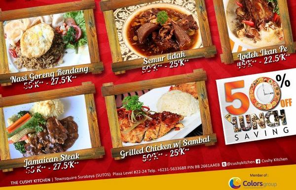 cushykitchen's tweet photo. Available every Monday - Friday for Lunch Saving on 12.pm till 3.pm 
at The Cushy Kitchen @sutossurabaya Rsvp 5633688 http://t.co/xusxjl2L8J