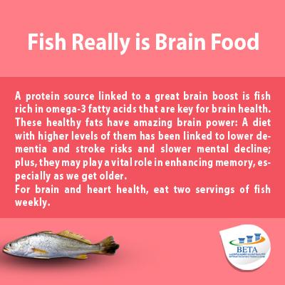 BETAAcademySA's tweet image. Fish really is brain food 
#بيتا #اكاديميةبيتا #feedyourknowledge