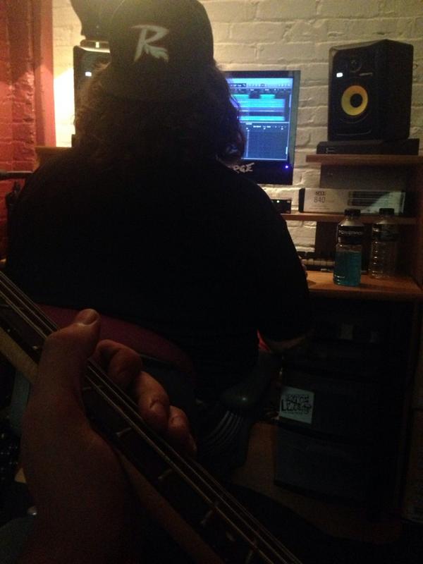 Unfortunately we couldn't make it to our NC show tonight. So instead some of us started tracking some new shit