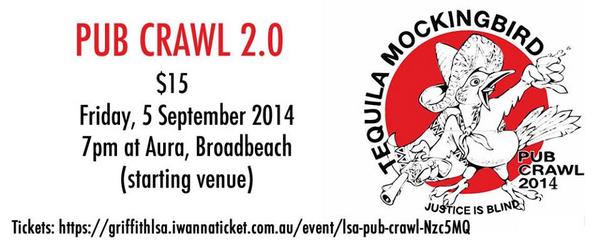 Pub Crawl 2.0 this Friday - $15 
#Aura #1two3 #East #exclusive