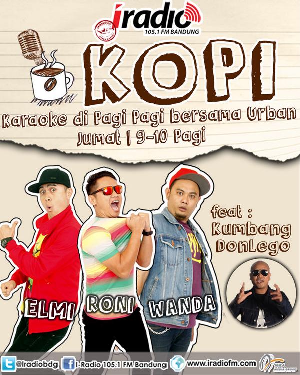 Setiap Jumat selama bulan September, KUMBANG <a href="/donlegoband/">DONLEGO OFFICIAL</a> siaran di 105.1FM <a href="/iradiobdg/">ISWARA BANDUNG</a>