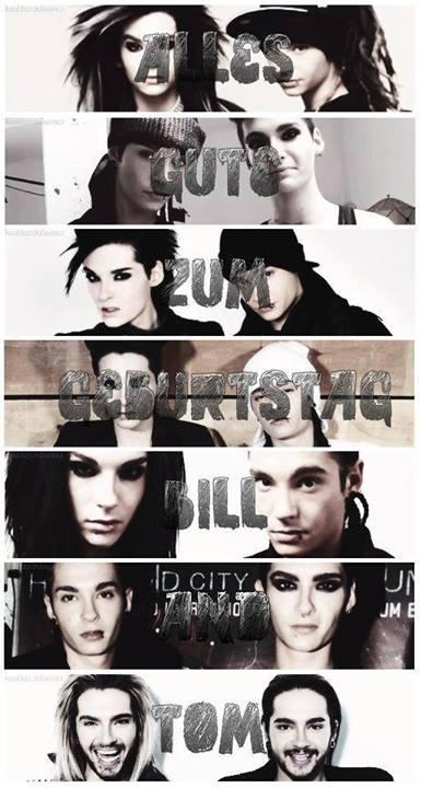 Bill Kaulitz & Tom Kaulitz Happy Birthday Twins 