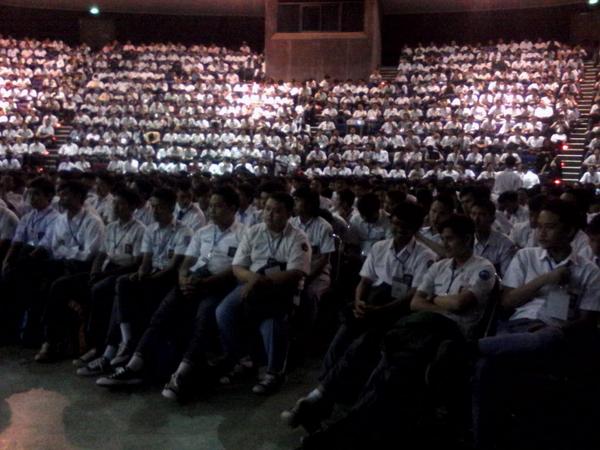 [07.55 WIB] Maba @unpas_bandung telah memadati auditorium Sabuga (Reporter: <a href="/dhanisociety/">MUHAMMAD DHANI WINHARSO</a>)
#livereport