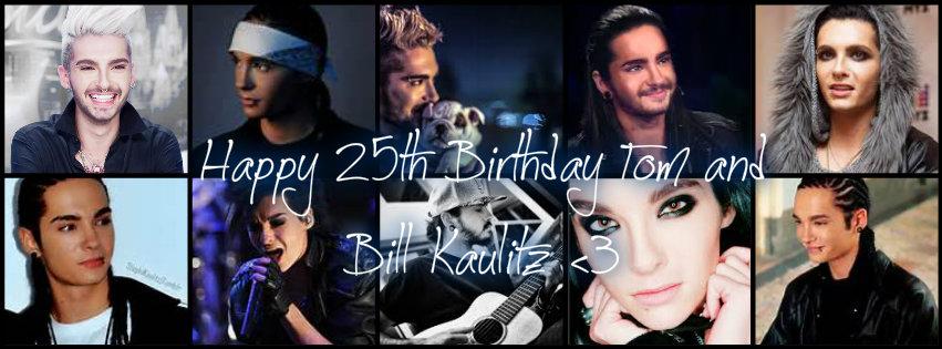 Happy Birthday Bill and Tom Kaulitz <3
ICH LIEBE DICH <3 