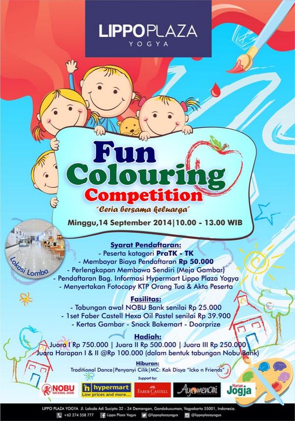 Lippo Plaza Jogja ×××××××¨ "Ikuti lomba mewarnai u anak