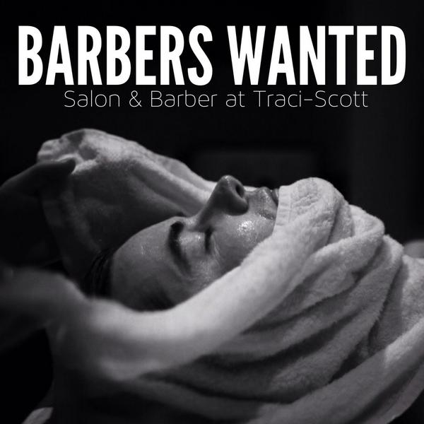 Come by 615 West Gray or send your resume to traciscottsalon@yahoo.com