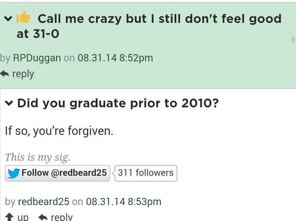 heytrace's tweet image. Favorite reply in the @OurDailyBears 2nd-half thread. #classof2005 #sicSMU #McLaneKickoff