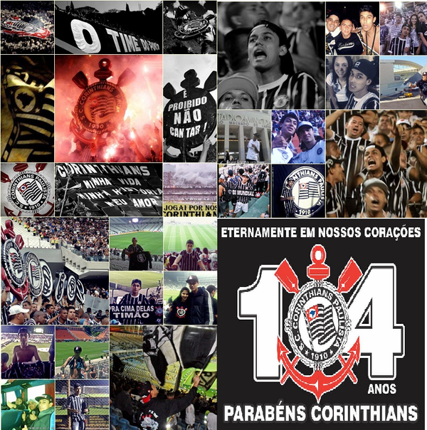 EvertonEvtn's tweet photo. QUERO CHORAR DO TEU CHORO,QUERO SORRIR O TEU SORRISO,VALEU POR VOCE EXISTIR CORINTHIANS!! #corinthians104ANOS http://t.co/LfuXxyGCIj