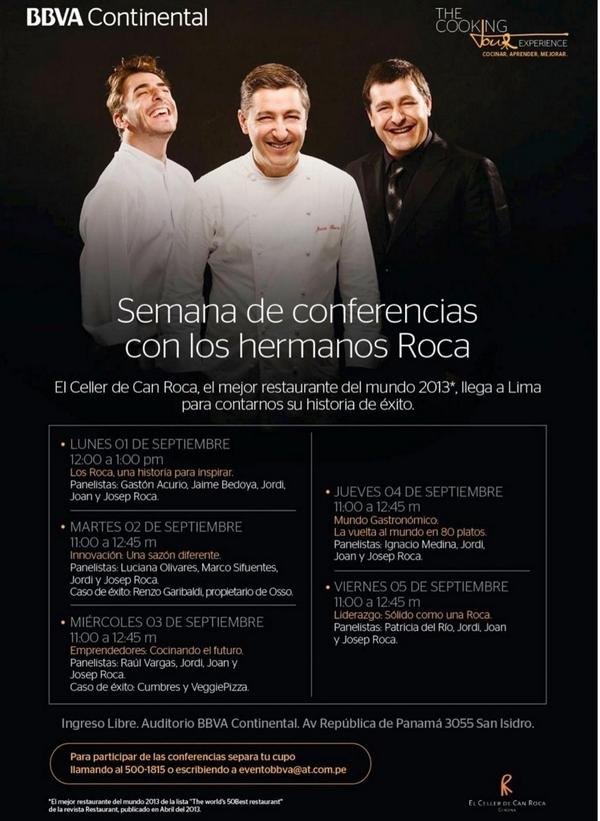 Lecture week in Peru | Setmana de conferències a Lima. Compartim la feina feta a casa i aprenem pel voltant pel món.