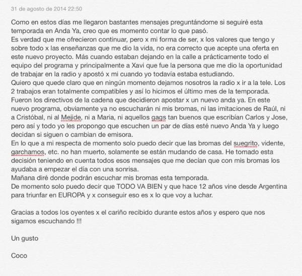 <a href="/jizqgal/">Jacobo Izquierdo</a> @Serx2010 <a href="/Maria_Lama/">María Lama</a> <a href="/XaviRodriguez/">Xavi Rodríguez</a> <a href="/raulperez_76/">Raúl Pérez</a> paso esto