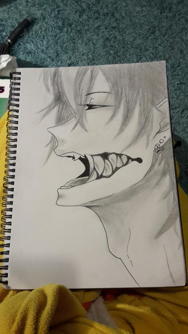 SarahSyrah's tweet photo. I just finished a drawing what do you think #art #draw #artistic #anime #drawing #manga #shadeing #gray #black #white http://t.co/nu7hiRH0aj