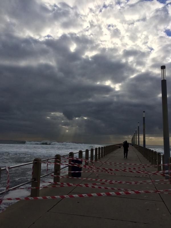 DurbanLynn's tweet image. Danger tape for what #durban #surfordie