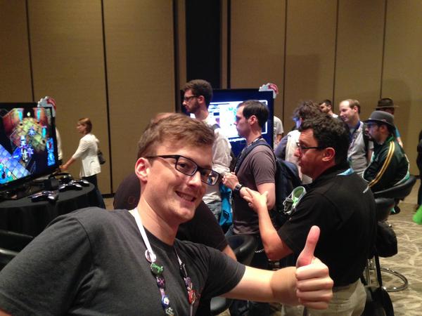 playouya's tweet photo. Come with @bawbmills, and you'll be, in a world of pure OUYAnation... :) http://t.co/SOBWY0o3qv