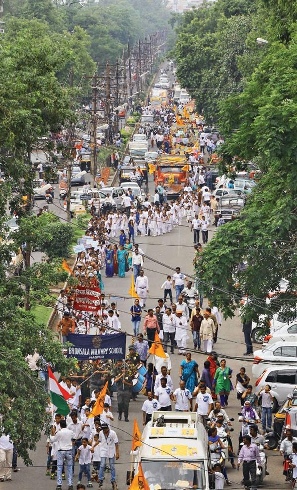 Massive support for #SarvaJalAbhiyan from #Nagpur #WaterIsWealth #SaveWater #DCF