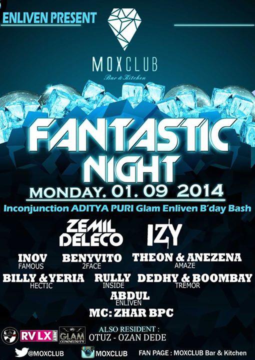 ClubbersBandung's tweet photo. #TONIGHT 'FANTASTIC NIGHT' Monday 01-09-2014 @MOXCLUB New Concept &amp; Exclusive Party, Info 321B038B, @Team_Pedray  http://t.co/EX0kTnKIYg