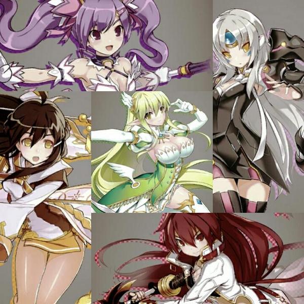 DimensionBoss's tweet image. Strongest girls in the world. 💕 #elsword
