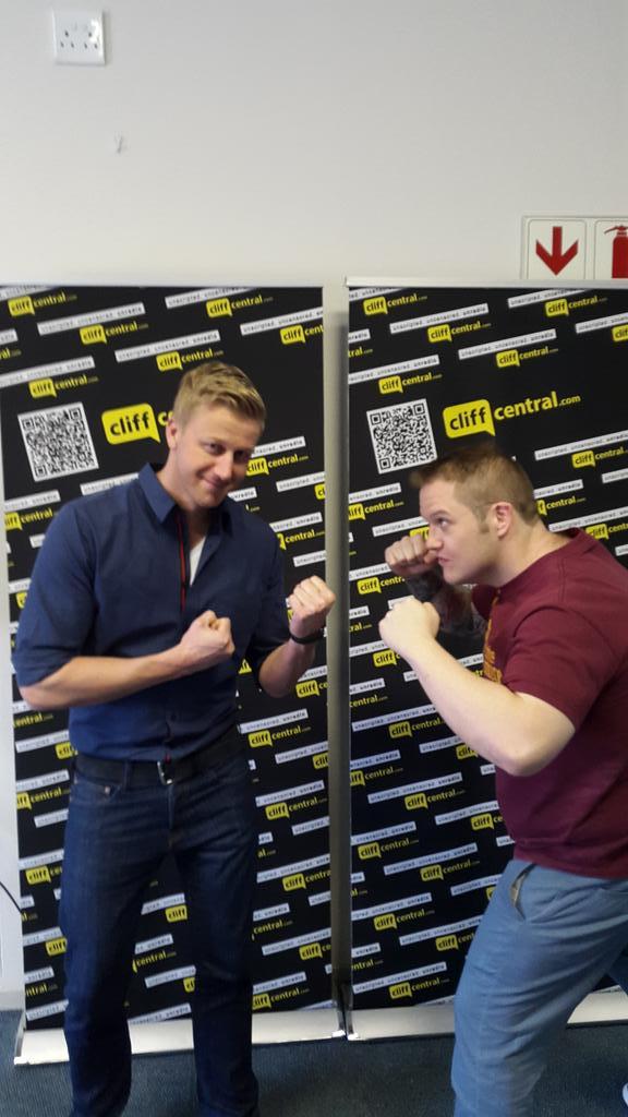 hardeddy's tweet image. Dribbing it LAAV on the @GarethCliff Morning Jol on @CliffCentralCom!