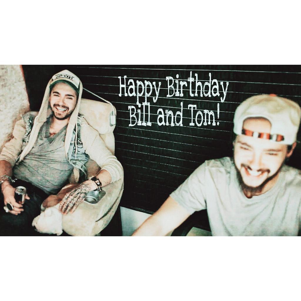 Happy birthday Bill and Tom Kaulitz!  