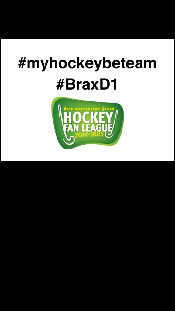 Start of the Hockey Fan League '14-'15! Tweet your pics with #mybehockeyteam and the hashtag of your team! #BraxD1