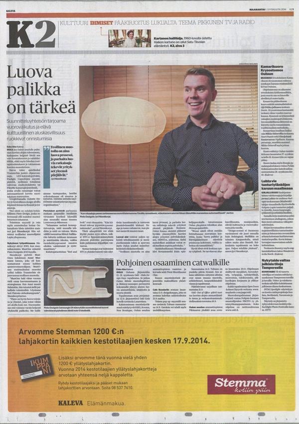 AnssiMustOne's tweet image. Luova palikka on tärkeä.Meistä juttua  kalevassa #pintodesign #muotoilu #tulevaisuus #creativeagency #kaleva