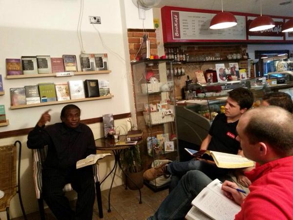 bookafeuk's tweet photo. Saturday we was privileged to have P. Mervin of Trumpet Sound Ministries as our guest  speaker, sharing 2Cron 19:1-14 http://t.co/3okv1c6ZHV