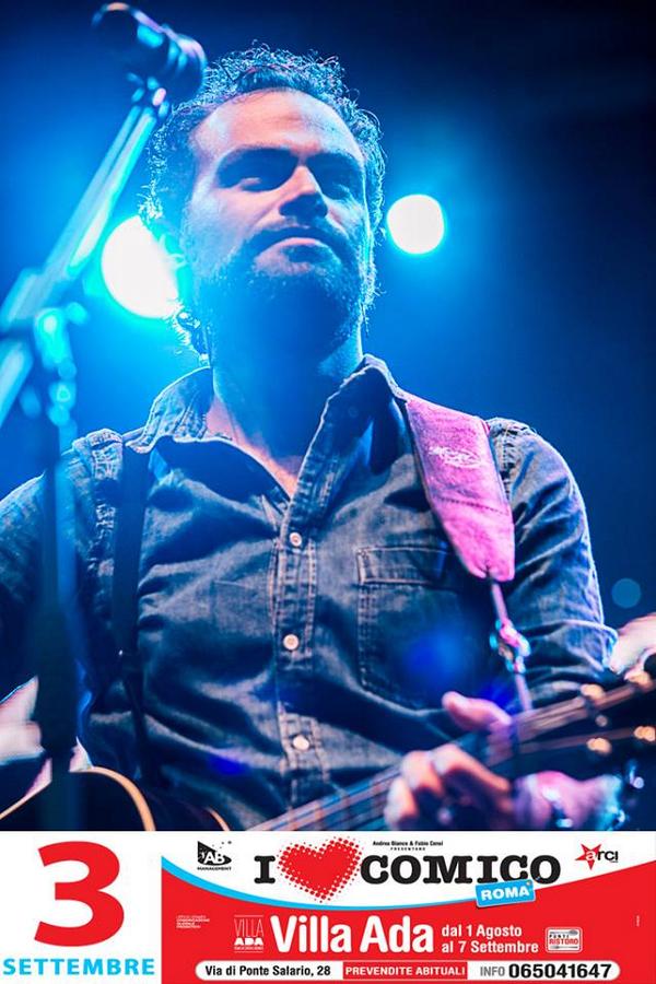 gibsonitalia's tweet photo. .@andyPERRONI - Mercoledì a Villa Ada per @ilovecomico #poweredbyGibson http://t.co/pLs3H9LyLt